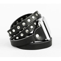 Шкіряний ремінець для Apple Watch серії 3 4 5 6 7 8 9 SE Ultra Ultra 2 38 40 41 42 44 45 49 мм, 1857