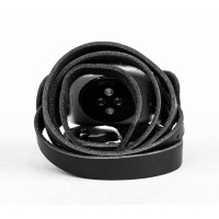 Шкіряний ремінець для Apple Watch серії 3 4 5 6 7 8 9 SE Ultra Ultra 2 38 40 41 42 44 45 49 мм, 1858