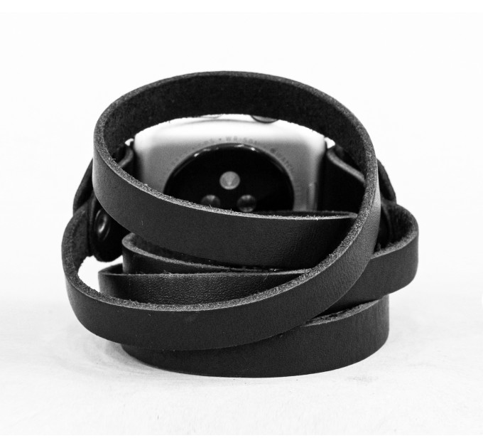 Шкіряний ремінець для Apple Watch серії 3 4 5 6 7 8 9 SE Ultra Ultra 2 38 40 41 42 44 45 49 мм, 1860