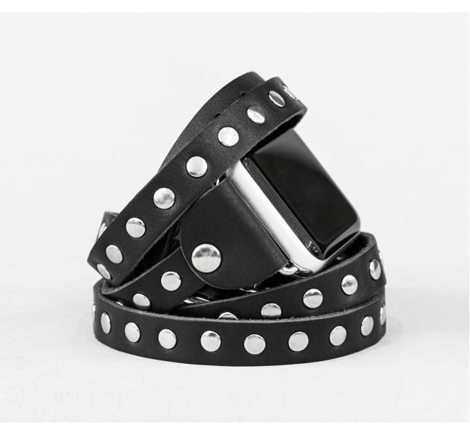 Шкіряний ремінець для Apple Watch серії 3 4 5 6 7 8 9 SE Ultra Ultra 2 38 40 41 42 44 45 49 мм, 1861