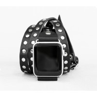 Шкіряний ремінець для Apple Watch серії 3 4 5 6 7 8 9 SE Ultra Ultra 2 38 40 41 42 44 45 49 мм, 1861