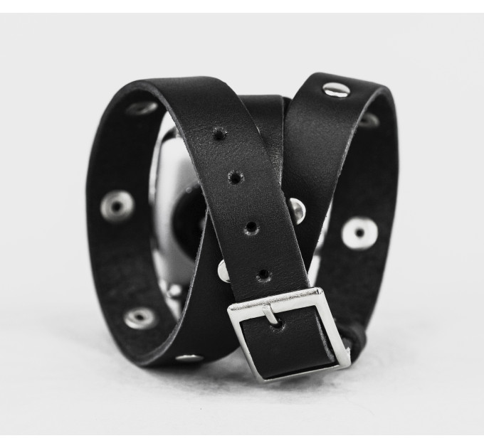 Шкіряний ремінець для Apple Watch серії 3 4 5 6 7 8 9 SE Ultra Ultra 2 38 40 41 42 44 45 49 мм, 1870