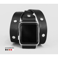 Шкіряний ремінець для Apple Watch серії 3 4 5 6 7 8 9 SE Ultra Ultra 2 38 40 41 42 44 45 49 мм, 1870