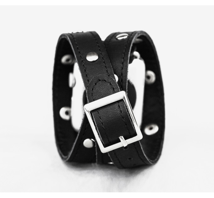 Шкіряний ремінець для Apple Watch серії 3 4 5 6 7 8 9 SE Ultra Ultra 2 38 40 41 42 44 45 49 мм, 1870ст