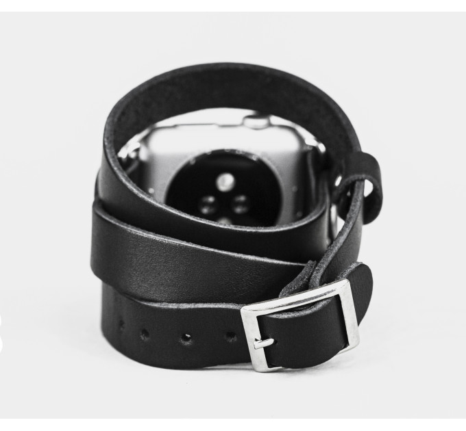 Шкіряний ремінець для Apple Watch серії 3 4 5 6 7 8 9 SE Ultra Ultra 2 38 40 41 42 44 45 49 мм, 1875