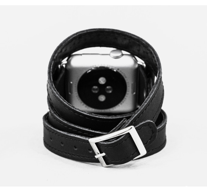 Шкіряний ремінець для Apple Watch серії 3 4 5 6 7 8 9 SE Ultra Ultra 2 38 40 41 42 44 45 49 мм, 1875ст