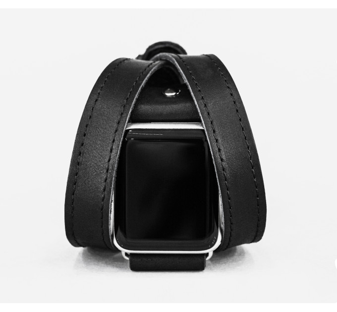 Шкіряний ремінець для Apple Watch серії 3 4 5 6 7 8 9 SE Ultra Ultra 2 38 40 41 42 44 45 49 мм, 1875ст