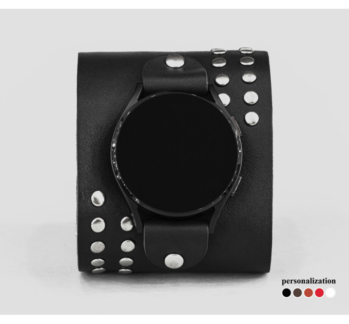 Шкіряний ремінець для Samsung та інших Смарт годинників, 2070