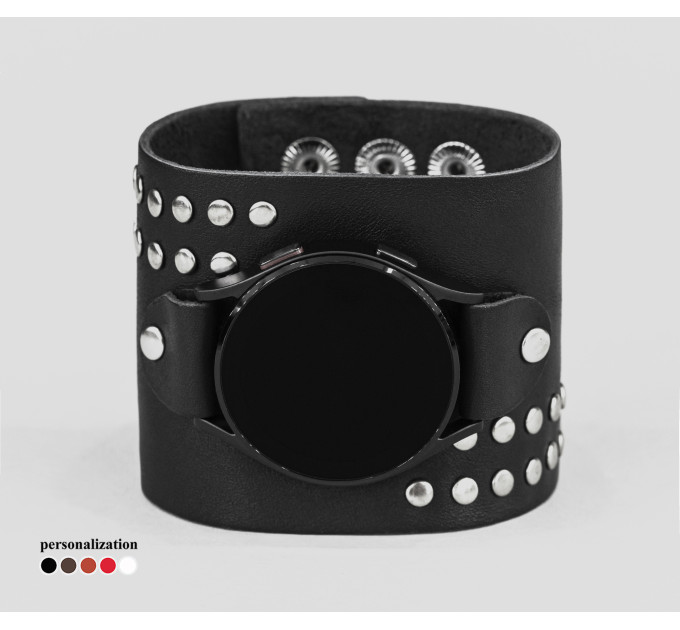 Шкіряний ремінець для Samsung та інших Смарт годинників, 2070