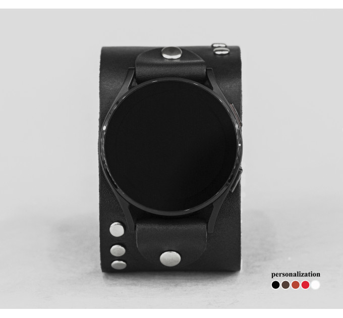 Шкіряний ремінець для Samsung та інших Смарт годинників, 2071