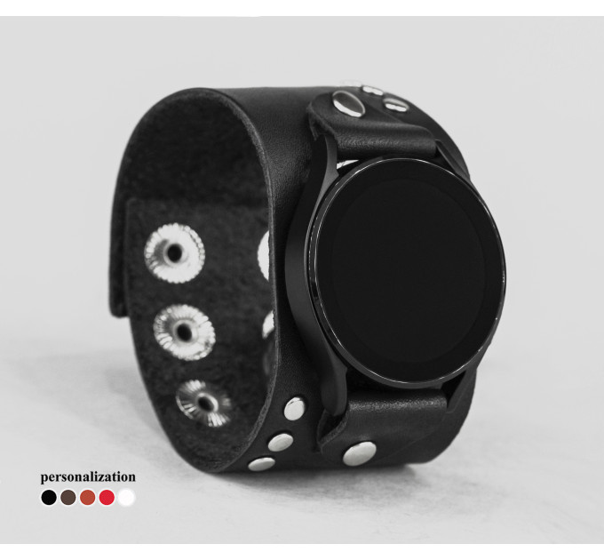 Шкіряний ремінець для Samsung та інших Смарт годинників, 2071