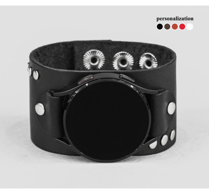 Шкіряний ремінець для Samsung та інших Смарт годинників, 2071