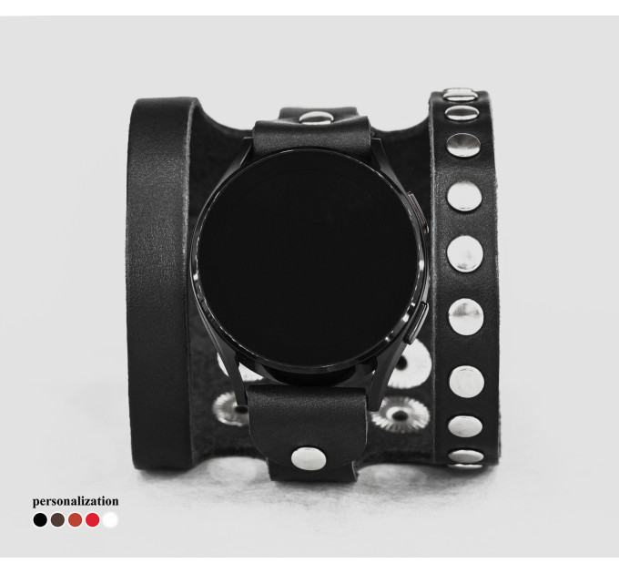 Шкіряний ремінець для Samsung та інших Смарт годинників, 2080