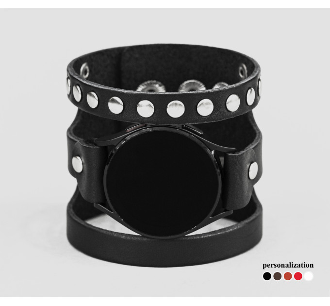 Шкіряний ремінець для Samsung та інших Смарт годинників, 2080