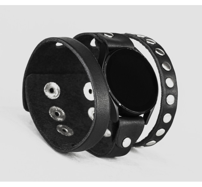 Шкіряний ремінець для Samsung та інших Смарт годинників, 2080