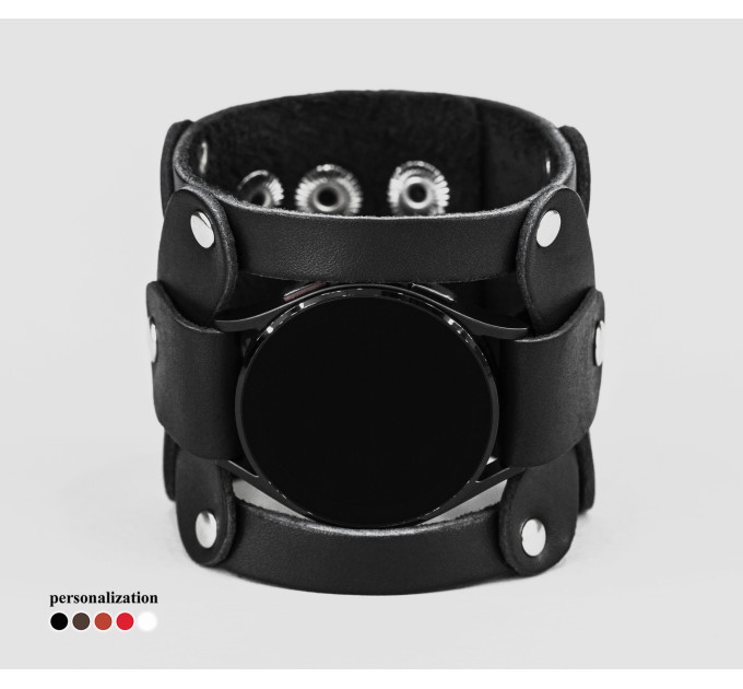 Шкіряний ремінець для Samsung та інших Смарт годинників, 2085