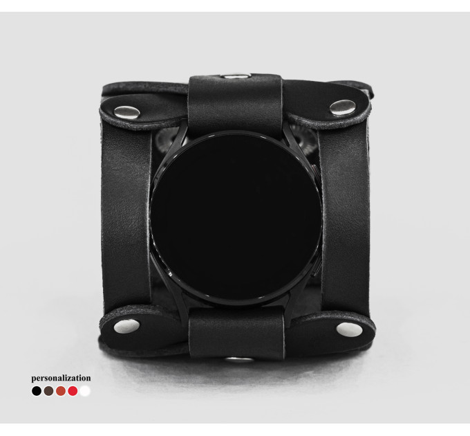 Шкіряний ремінець для Samsung та інших Смарт годинників, 2085