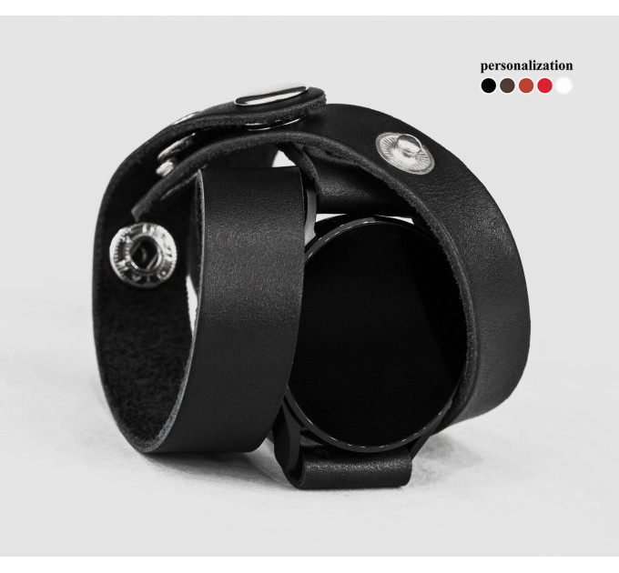 Шкіряний ремінець для Samsung та інших Смарт годинників, 2095