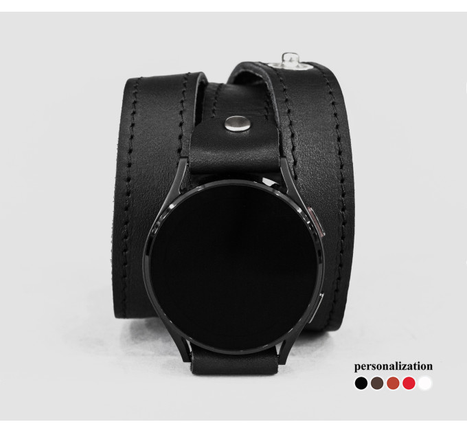 Шкіряний ремінець для Samsung та інших Смарт годинників, 2095ст