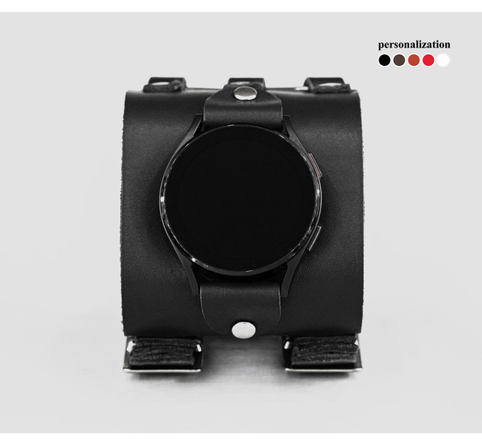 Шкіряний ремінець для Samsung та інших Смарт годинників, 2107