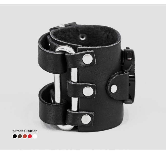 Шкіряний ремінець для Samsung та інших Смарт годинників, 2107