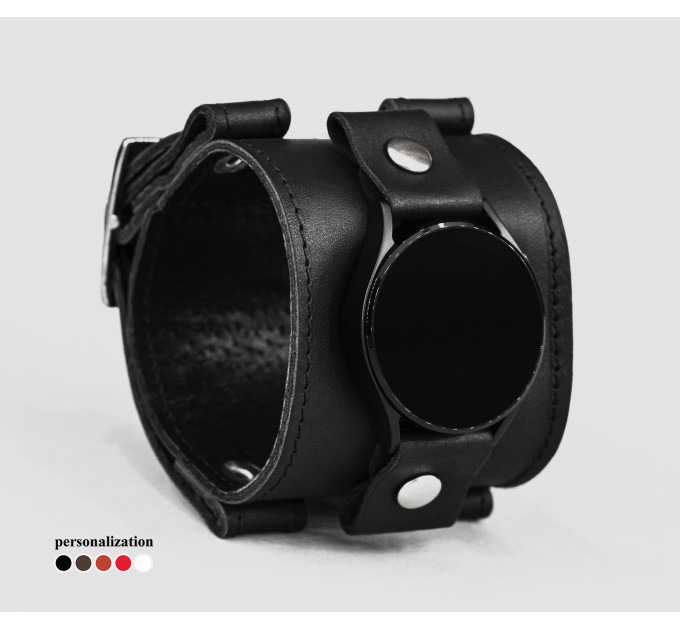 Шкіряний ремінець для Samsung та інших Смарт годинників, 2160ст