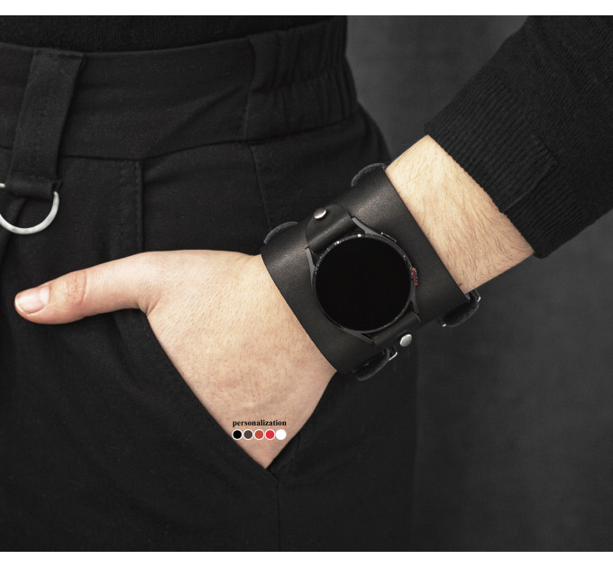 Шкіряний ремінець для Samsung та інших Смарт годинників, 2200
