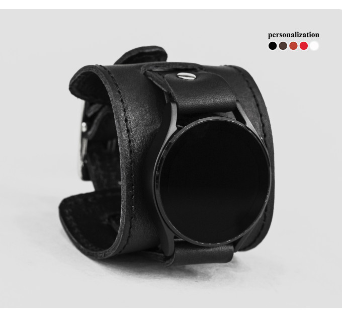 Шкіряний ремінець для Samsung та інших Смарт годинників, 2230ст