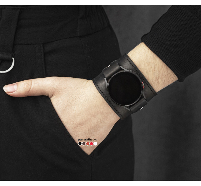 Шкіряний ремінець для Samsung та інших Смарт годинників, 2230ст