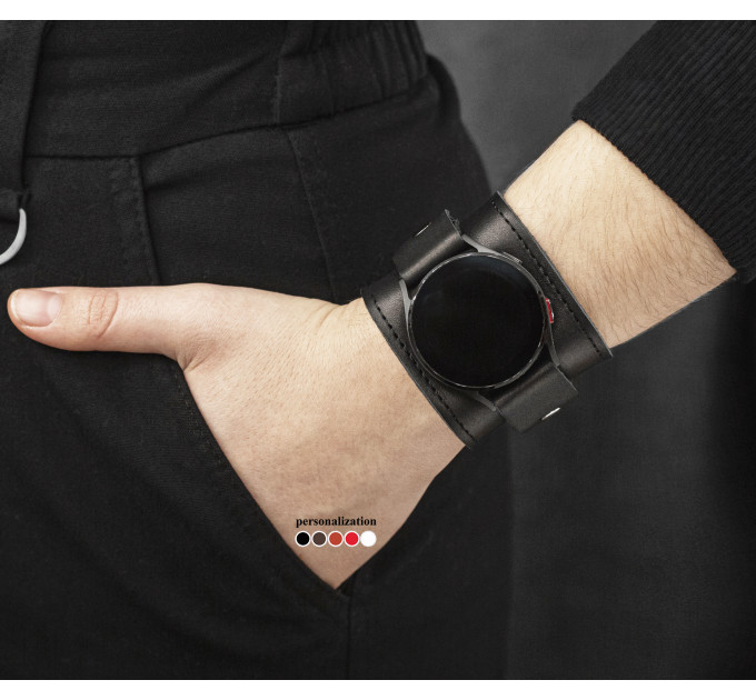 Шкіряний ремінець для Samsung та інших Смарт годинників, 2235ст