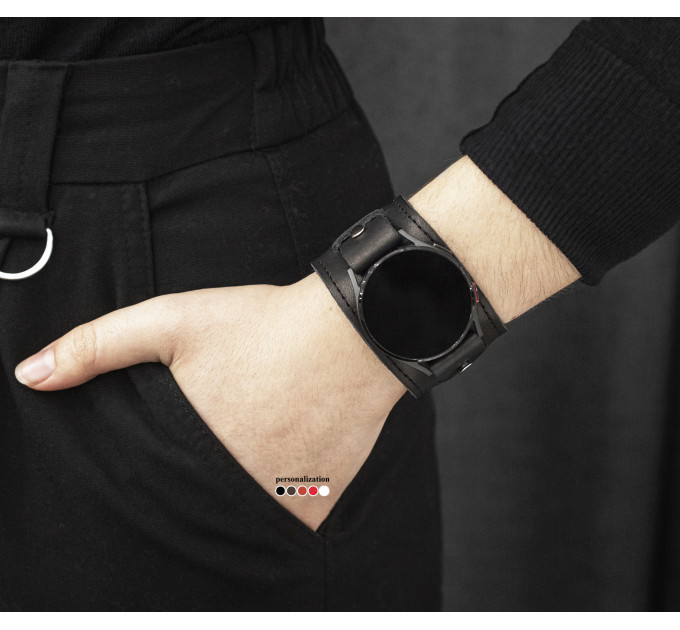 Шкіряний ремінець для Samsung та інших Смарт годинників, 2240ст