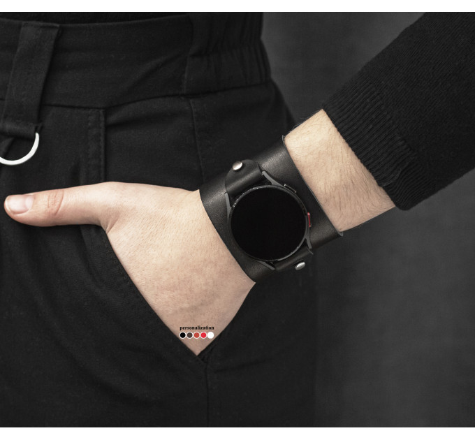 Шкіряний ремінець для Samsung та інших Смарт годинників, 2310