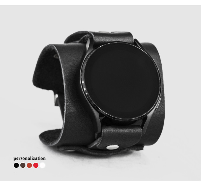 Шкіряний ремінець для Samsung та інших Смарт годинників, 2330