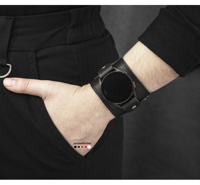 Шкіряний ремінець для Samsung та інших Смарт годинників, 2330ст