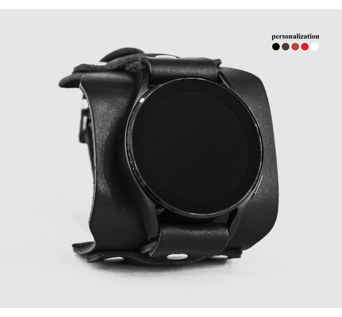 Шкіряний ремінець для Samsung та інших Смарт годинників, 2335