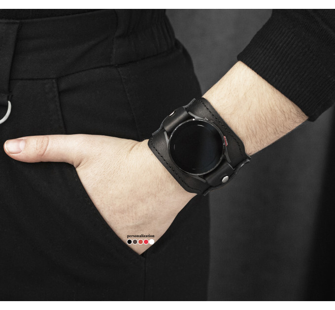 Шкіряний ремінець для Samsung та інших Смарт годинників, 2335ст