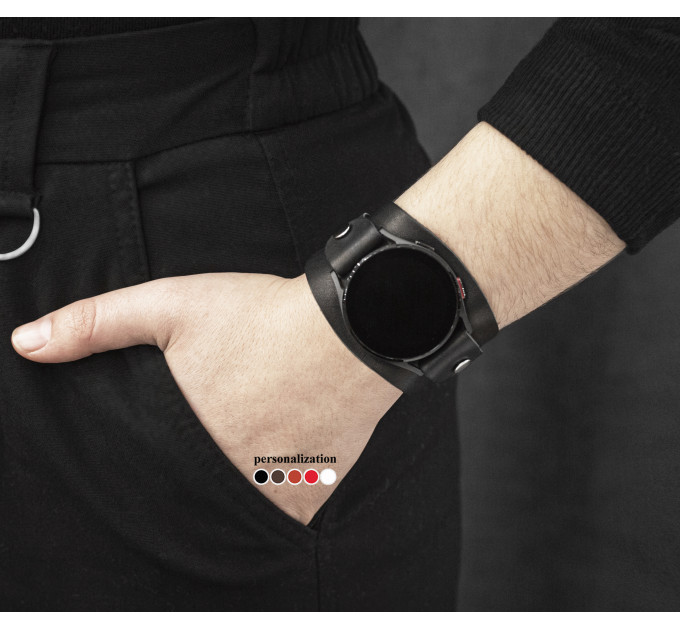 Шкіряний ремінець для Samsung та інших Смарт годинників, 2357
