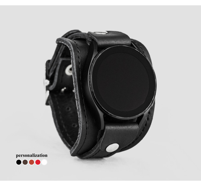 Шкіряний ремінець для Samsung та інших Смарт годинників, 2357ст