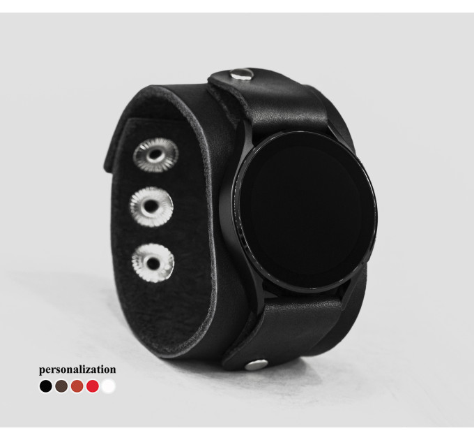 Шкіряний ремінець для Samsung та інших Смарт годинників, 2362