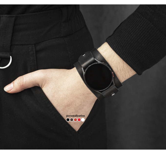 Шкіряний ремінець для Samsung та інших Смарт годинників, 2362