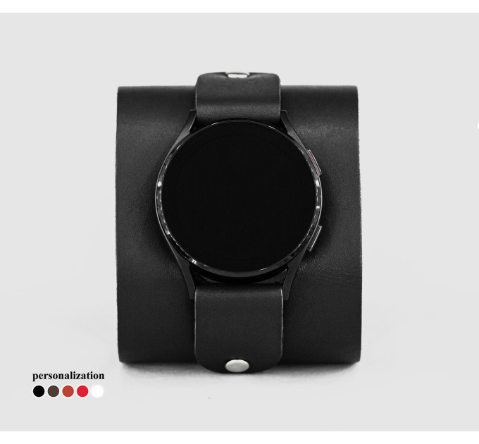 Шкіряний ремінець для Samsung та інших Смарт годинників, 2363