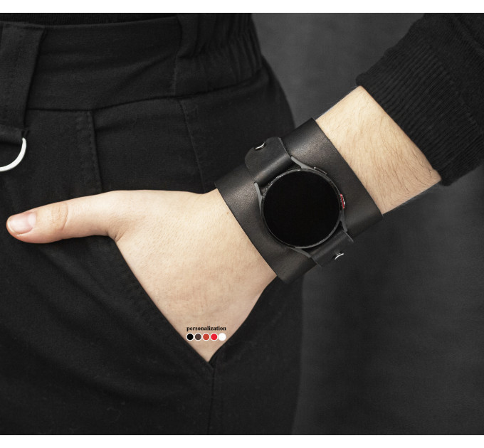 Шкіряний ремінець для Samsung та інших Смарт годинників, 2363