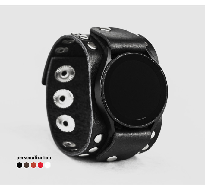 Шкіряний ремінець для Samsung та інших Смарт годинників, 2364