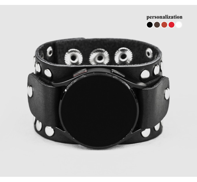 Шкіряний ремінець для Samsung та інших Смарт годинників, 2364