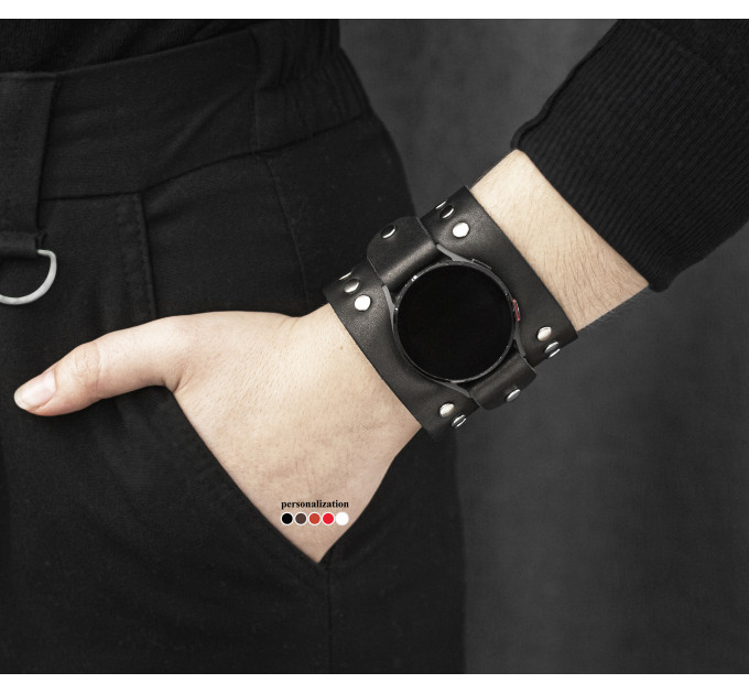 Шкіряний ремінець для Samsung та інших Смарт годинників, 2365