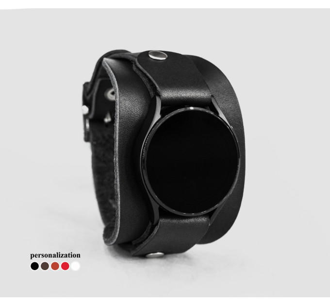 Шкіряний ремінець для Samsung та інших Смарт годинників, 2530