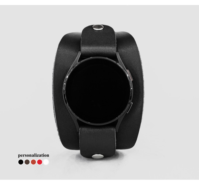 Шкіряний ремінець для Samsung та інших Смарт годинників, 2530