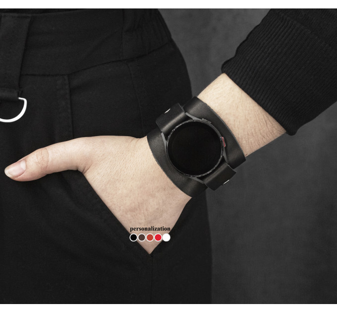 Шкіряний ремінець для Samsung та інших Смарт годинників, 2540