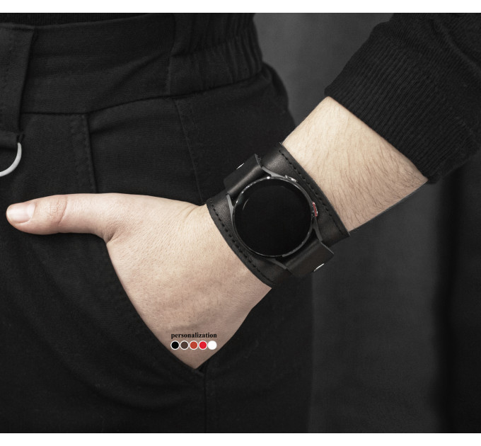 Шкіряний ремінець для Samsung та інших Смарт годинників, 2540ст