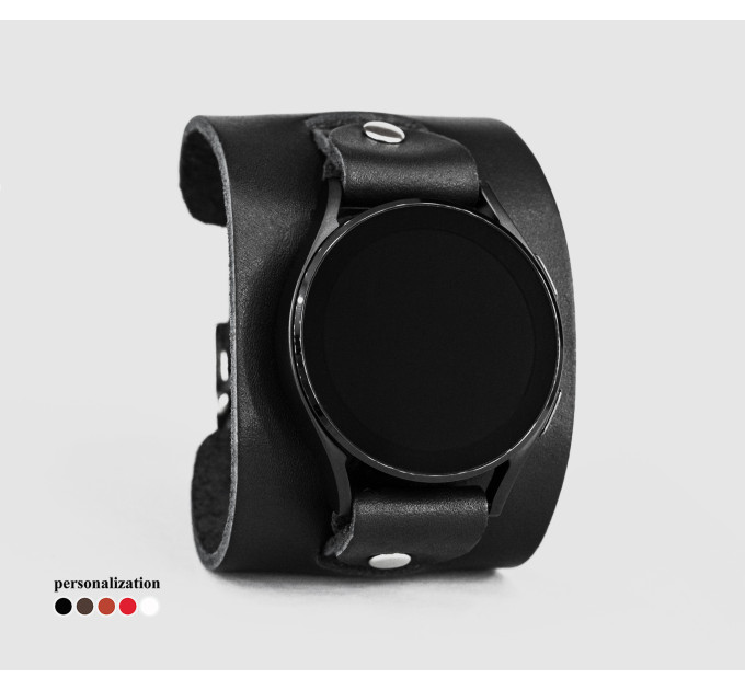 Шкіряний ремінець для Samsung та інших Смарт годинників, 2550